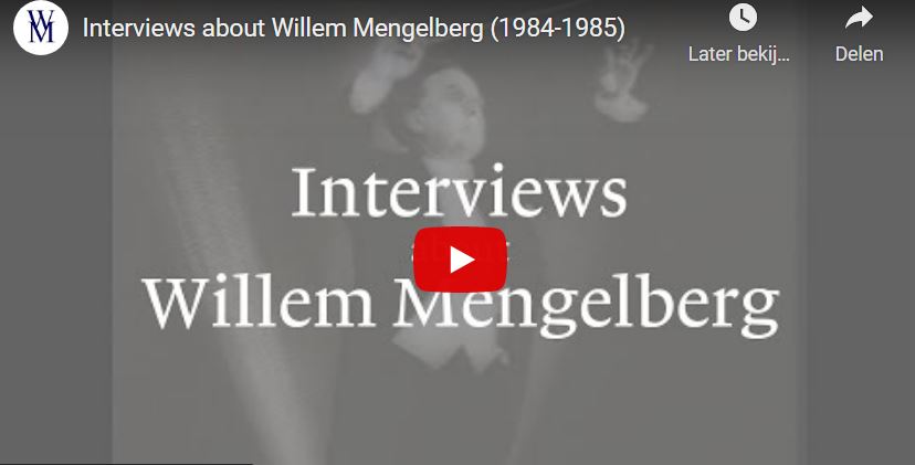 Interviews about Willem Mengelberg