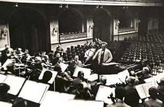 Repetitie met de Wiener Philharmoniker in de Goldener Saal