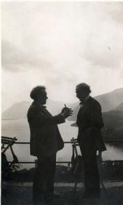 Willem Mengelberg en Arturo Toscanini, Bellagio 1925. Nederlands Muziek Instituut