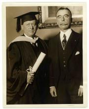 Willem Mengelberg Dr. h.c., Columbia University 1928, with Charles Mackay