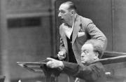 Igor Strawinsky en Willem Mengelberg, Concertgebouw, oktober 1937